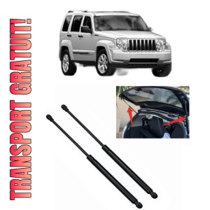 Set 2 amortizoare portbagaj haion JEEP CHEROKEE (KK) din 2008-2012, 2 bucati, KROSNO, 4 stickere auto JEEP