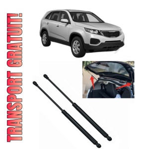 Set 2 amortizoare portbagaj haion KIA SORENTO II (XM) din 2009-2015, 2 bucati, KROSNO, 4 stickere auto KIA
