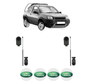 Set 2 amortizoare portbagaj haion LAND ROVER FREELANDER I Soft Top (L314) din 1998-2006, 2 bucati, KROSNO, 4 stickere auto LAND ROVER v241