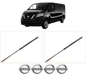 Set 2 amortizoare portbagaj haion NISSAN NV300 Kombi (X82) din 2016-2016, 2 bucati, KROSNO, 4 stickere auto NISSAN v4081