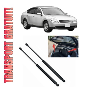 Set 2 amortizoare portbagaj haion NISSAN TEANA I (J31) din 2003-2008, 2 bucati, KROSNO, 4 stickere auto NISSAN