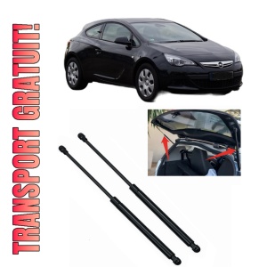 Set 2 amortizoare portbagaj haion OPEL ASTRA J GTC din 2011-2018, 2 bucati, KROSNO, 4 stickere auto OPEL
