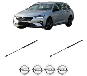 Set 2 amortizoare portbagaj haion OPEL INSIGNIA A Sports Tourer (G09) din 2008-2017, 2 bucati, KROSNO, 4 stickere auto OPEL v4621