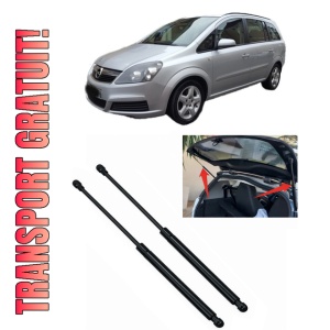 Set 2 amortizoare portbagaj haion OPEL ZAFIRA B Box Body/MPV (A05) din 2005-2015, 2 bucati, KROSNO, 4 stickere auto OPEL