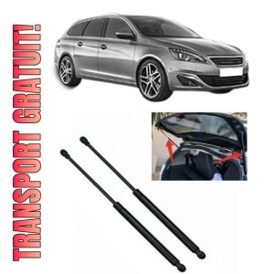 Set 2 amortizoare portbagaj haion PEUGEOT 308 SW II (LC_, LJ_, LR_, LX_, L4_) din 2014-2021, 2 bucati, KROSNO, 4 stickere auto PEUGEOT
