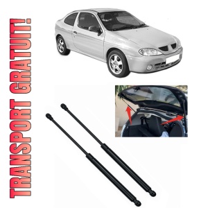 Set 2 amortizoare portbagaj haion RENAULT MEGANE I Coach (DA0/1_) din 1996-2003, 2 bucati, KROSNO, 4 stickere auto RENAULT