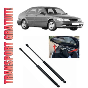 Set 2 amortizoare portbagaj haion SAAB 9-3 (YS3D) din 1998-2002, 2 bucati, KROSNO, 4 stickere auto SAAB