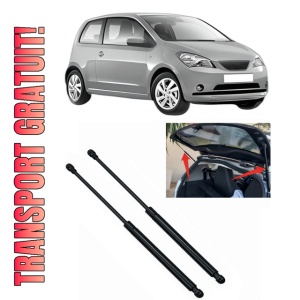 Set 2 amortizoare portbagaj haion SEAT Mii (KF1, KE1) din 2011-2020, 2 bucati, KROSNO, 4 stickere auto SEAT