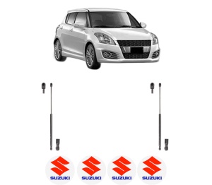 Set 2 amortizoare portbagaj haion SUZUKI SWIFT IV (FZ, NZ) din 2010-2012, 2 bucati, KROSNO, 4 stickere auto SUZUKI v2101