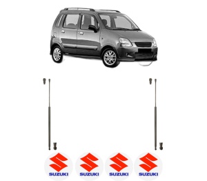 Set 2 amortizoare portbagaj haion SUZUKI WAGON R+ (MA) din 2003-2006, 2 bucati, KROSNO, 4 stickere auto SUZUKI v2941