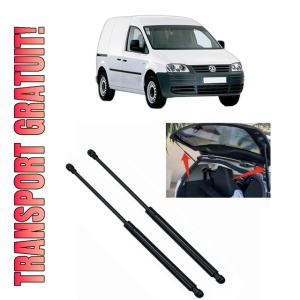 Set 2 amortizoare portbagaj haion Volkswagen CADDY III MPV (2KB, 2KJ, 2CB, 2CJ) din 2004-2015, 2 bucati, MAGNUM TECHNOLOGY, 4 stickere auto Volkswagen