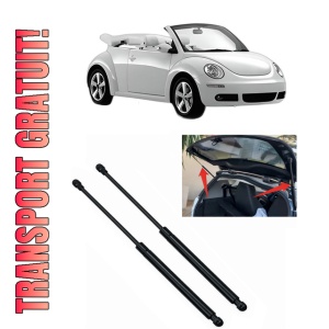 Set 2 amortizoare portbagaj haion Volkswagen NEW BEETLE Convertible (1Y7) din 2002-2010, 2 bucati, KROSNO, 4 stickere auto Volkswagen