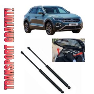 Set 2 amortizoare portbagaj haion Volkswagen T-ROC (A11, D11) din 2017-2022, 2 bucati, KROSNO, 4 stickere auto Volkswagen
