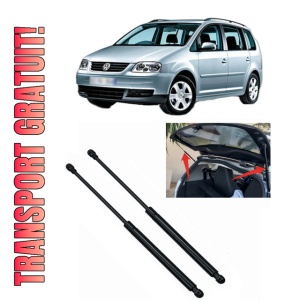 Set 2 amortizoare portbagaj haion Volkswagen TOURAN (1T3) din 2010-2015, 2 bucati, KROSNO, 4 stickere auto Volkswagen