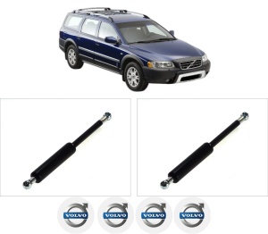 Set 2 amortizoare portbagaj haion VOLVO XC70 II (136) din 2007-2016, 2 bucati, KROSNO, 4 stickere auto VOLVO v3601