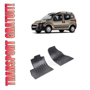 Set 2 covorase Fiat Fiorino 2M 2008-prezent, din cauciuc 100%, compatibile cu autoturismul FIAT Fiorino