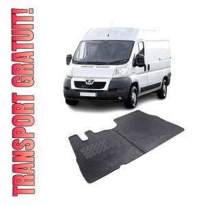 Set 2 covorase Peugeot Boxer 3M 2002-2006, din cauciuc 100%, compatibile cu autoturismul PEUGEOT Boxer