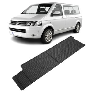 Set 2 covorase Volkswagen T5 Transporter/Caravelle 2003- Randul 22015, din cauciuc 100%, compatibile cu autoturismul Volkswagen T5 v5213