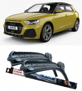 Set 2 stergatoare parbriz Bosch Aerotwin 600/475mm compatibile cu Audi A1 Sportback (8XA, 8XF) (2011-2018) Bosch accesorii pentru autoturismul tau - masina v215538