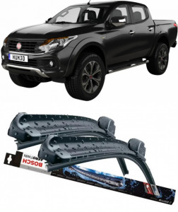 Set 2 stergatoare parbriz Bosch Aerotwin 600/475mm compatibile cu Fiat FULLBACK Pickup (502_, 503_) (2016) Bosch accesorii pentru autoturismul tau - masina v216467