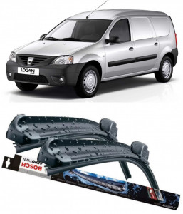 Set 2 stergatoare parbriz Bosch Aerotwin 600/475mm compatibile cu Dacia LOGAN EXPRESS (FS_) (2007-2012) Bosch accesorii pentru autoturismul tau - masina v214486