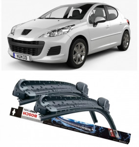 Set 2 stergatoare parbriz Bosch Aerotwin 600/475mm compatibile cu Peugeot 207 SW (WK_) (2007-2013) Bosch accesorii pentru autoturismul tau - masina v214901