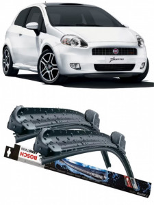 Set 2 stergatoare parbriz Bosch Aerotwin 600/475mm compatibile cu Abarth GRANDE PUNTO (2007-2010) Bosch accesorii pentru autoturismul tau - masina v215383