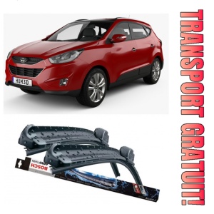 Set 2 stergatoare parbriz Bosch Aerotwin 600/475mm compatibile cu Hyundai TUCSON SUV Van (JM) (2004-2010) Bosch