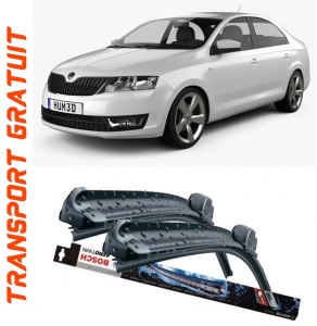 Set 2 stergatoare parbriz Bosch Aerotwin 600/475mm compatibile cu Skoda RAPID (NH3, NK3, NK6) (2012-2015) Bosch accesorii pentru autoturismul tau - masina v212259