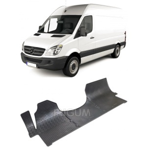 Set 3 covorase Mercedes Sprinter 3M 2006-2018, din cauciuc 100%, compatibile cu autoturismul MERCEDES Sprinter v5345