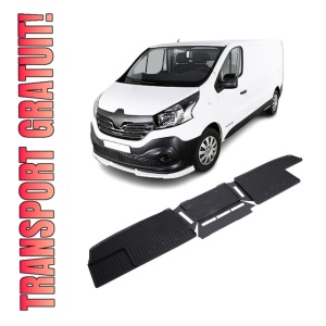 Set 3 covorase Renault Trafic 2014-prezent, Randul 2, din cauciuc 100%, compatibile cu autoturismul RENAULT Trafic