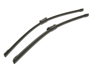 Set 3 stergatoare AUDI Q3 (8UB, 8UG) din 2011 - 2018, pentru parbriz si luneta fata si spate auto, Bosch Aerotwin, din cauciuc siliconat rezistent, 4 Stickere Auto AUDI v6840