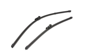 Set 3 stergatoare FIAT BRAVO II (198_) din 2006 - 2016, pentru parbriz si luneta fata si spate auto, Valeo Silencio, din cauciuc siliconat rezistent, 4 Stickere Auto FIAT v15155