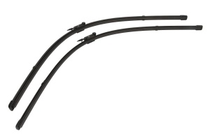 Set 3 stergatoare FORD S-MAX (CJ, WA6) din 2015 - 2018, pentru parbriz si luneta fata si spate auto, Valeo Silencio Xtrm, din cauciuc siliconat rezistent, 4 Stickere Auto FORD v14183