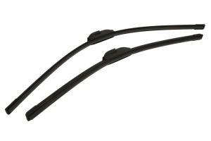Set 3 stergatoare HONDA CIVIC VIII Hatchback (FN, FK) din 2005 - 2012, pentru parbriz si luneta fata si spate auto, Bosch Twin, din cauciuc siliconat rezistent, 4 Stickere Auto HONDA v11112