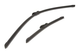 Set 3 stergatoare MITSUBISHI ASX (VSX_, VSE_) din 2023-2024, pentru parbriz si luneta fata si spate auto, Bosch Twin-Aerotwin, din cauciuc siliconat rezistent, 4 Stickere Auto MITSUBISHI - Img 3