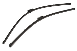 Set 3 stergatoare OPEL ASTRA K (B16) din 2015 - 2022, pentru parbriz si luneta fata si spate auto, Valeo Silencio, din cauciuc siliconat rezistent, 4 Stickere Auto OPEL v12024