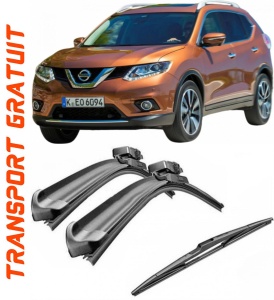 Set 3 stergatoare parbriz si luneta AR139S (600mm x 400mm) pentru Nissan X-Trail (T31) (04.07-12.14) Bosch accesorii pentru autoturismul tau - masina v217508