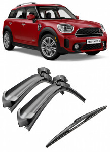 Set 3 stergatoare parbriz si luneta AR142S (475mm x 450mm) pentru MINI Mini (R 60) Countryman (09.11-08.12) Bosch accesorii pentru autoturismul tau - masina v217674