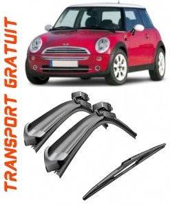 Set 3 stergatoare parbriz si luneta AR450S (450mm x 450mm) pentru MINI Mini (R 50, R53) (08.04-11.06) Bosch accesorii pentru autoturismul tau - masina v217594