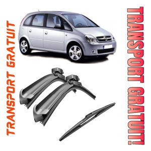 Set 3 stergatoare parbriz si luneta AR609S (600mm x 600mm) pentru Opel Meriva (A) (03.03-01.06) Bosch
