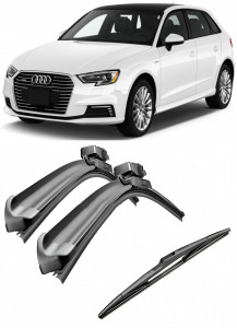 Set 3 stergatoare parbriz si luneta Bosch Aerotwin pentru Audi A3 (8VA) Sportback (09.12 -) Bosch accesorii pentru autoturismul tau - masina v218904