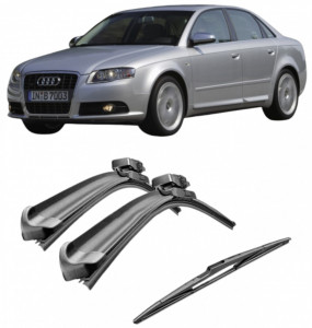 Set 3 stergatoare parbriz si luneta Bosch Aerotwin pentru Audi S4 (8E5,B6) Avant (11.03 - 12.04) Bosch accesorii pentru autoturismul tau - masina v218860