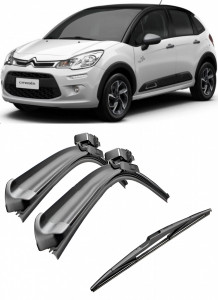 Set 3 stergatoare parbriz si luneta Bosch Aerotwin pentru Citroen C3 III (B618) (07.16 -) Bosch accesorii pentru autoturismul tau - masina v218997