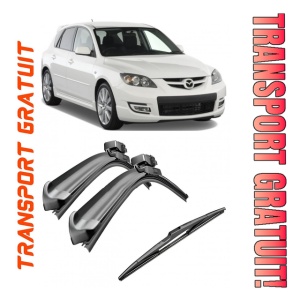 Set 3 stergatoare parbriz si luneta Bosch Aerotwin pentru Mazda 3 (BK) Hatchback (07.03 - 12.08) Bosch
