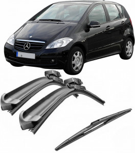 Set 3 stergatoare parbriz si luneta Bosch Aerotwin pentru Mercedes-Benz A-Klasse (169) (09.04 - 06.12) Bosch accesorii pentru autoturismul tau - masina v219476