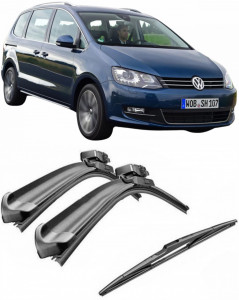 Set 3 stergatoare parbriz si luneta Bosch Aerotwin pentru Volkswagen Sharan (7N1,7N2) (05.10-) Bosch accesorii pentru autoturismul tau - masina v220043