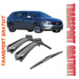 Set 3 stergatoare parbriz si luneta Bosch Aerotwin pentru Volvo V60 (09.10 - 06.15) Bosch