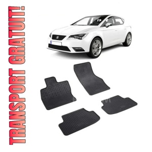 Set 4 covorase Audi A3 Sedan 2012-2019, din cauciuc 100%, compatibile cu autoturismul AUDI A3