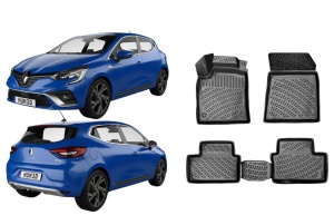 Set 4 covorase auto tavita Renault Clio 5 2019 - 2024 - Img 2